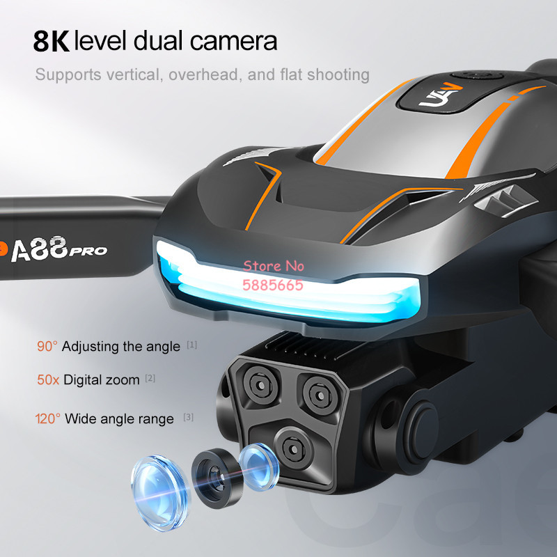 8K Aerial Photography Optical  - Drone Rc Folding recension och pris