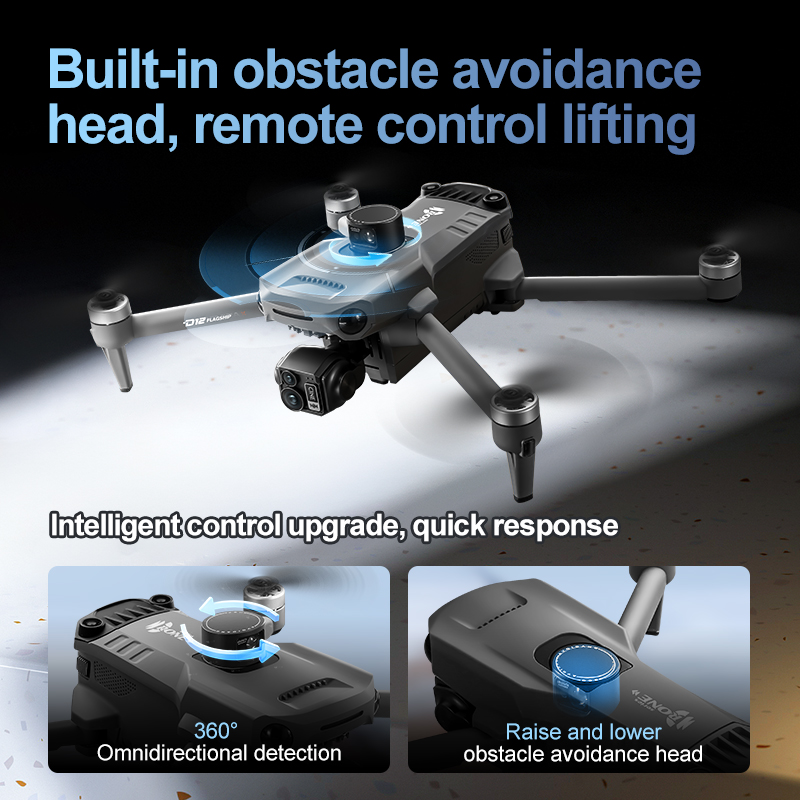 8K 3 Axis Gimbal Brushless 7.2 - Drone Rc Folding recension och pris