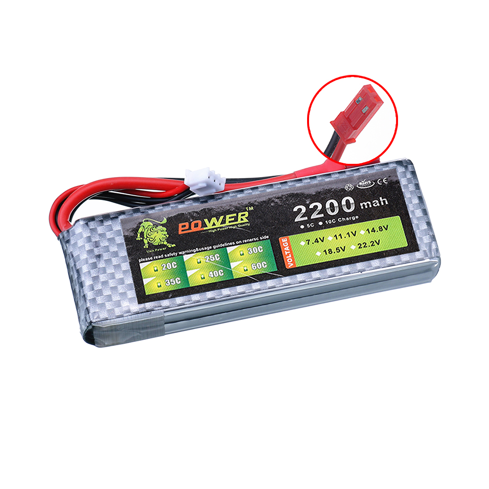 7.4v 2200mAh 45C LiPo Battery  - Drone Rc Boat recension och pris