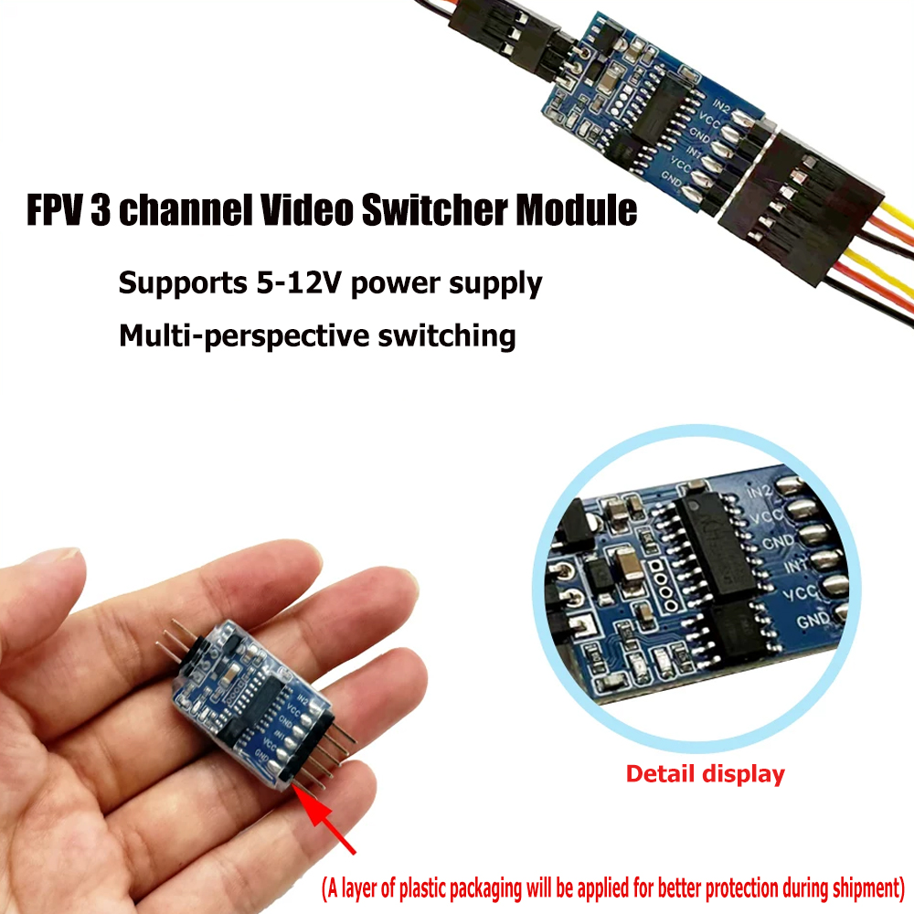 5.8G 3 Channel Video Switcher  - Drone Rc2 recension och pris