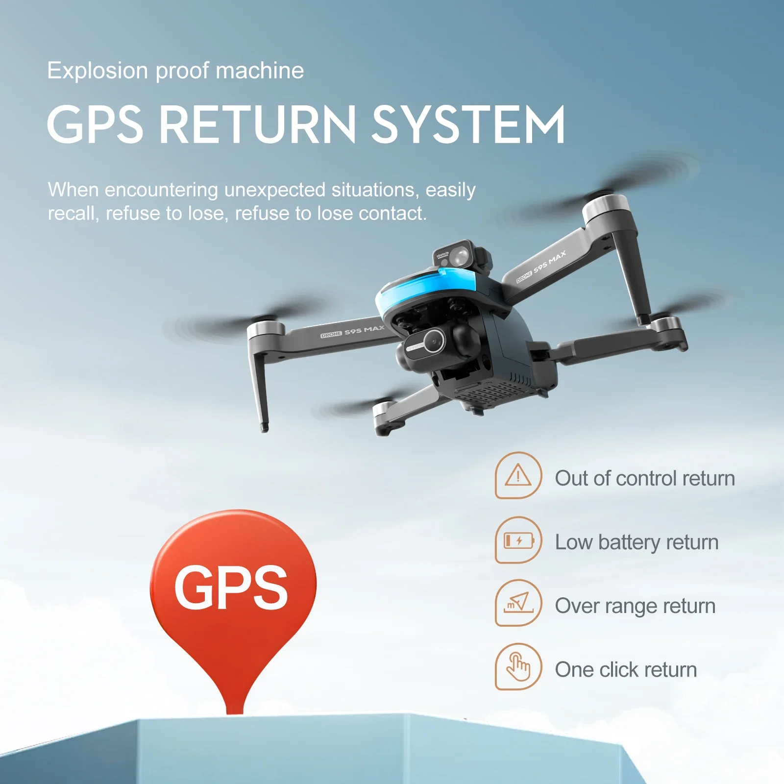 NEW S9S MAX MINI Drone 4K 2-Ax - Drone Rc With Screen recension och pris