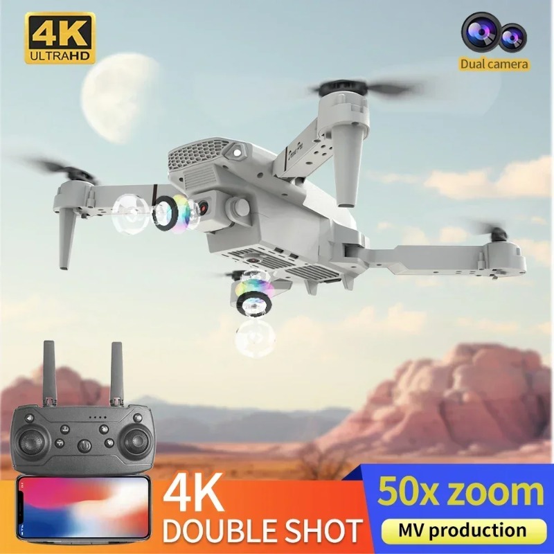 E88 Mini Drone 4K HD Camera Wi - Drone E88 Rc Quadcopter recension och pris