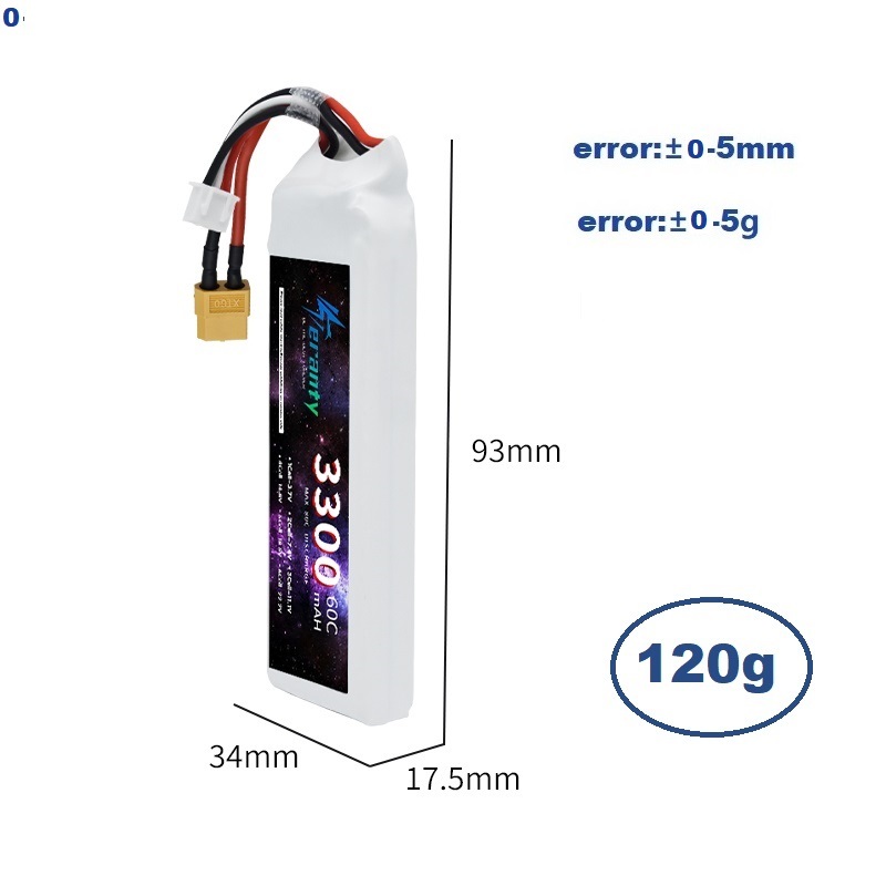 2S 7.4V LiPo Battery 3300mAh 6 - Drone Rc Boat recension och pris