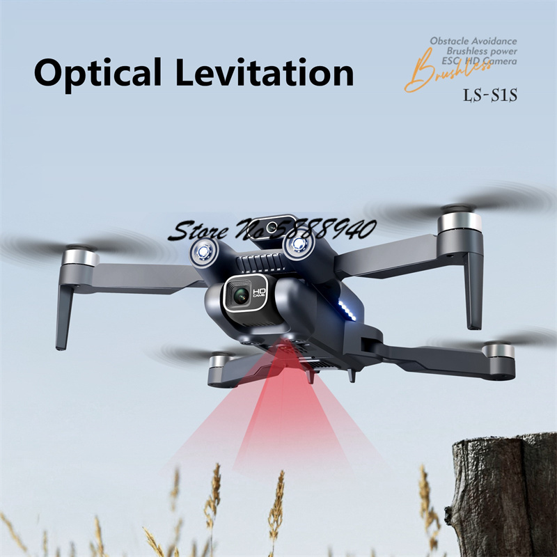 6K Optical Flow Brushless Fold - Drone S1S Rc Quadcopter recension och pris