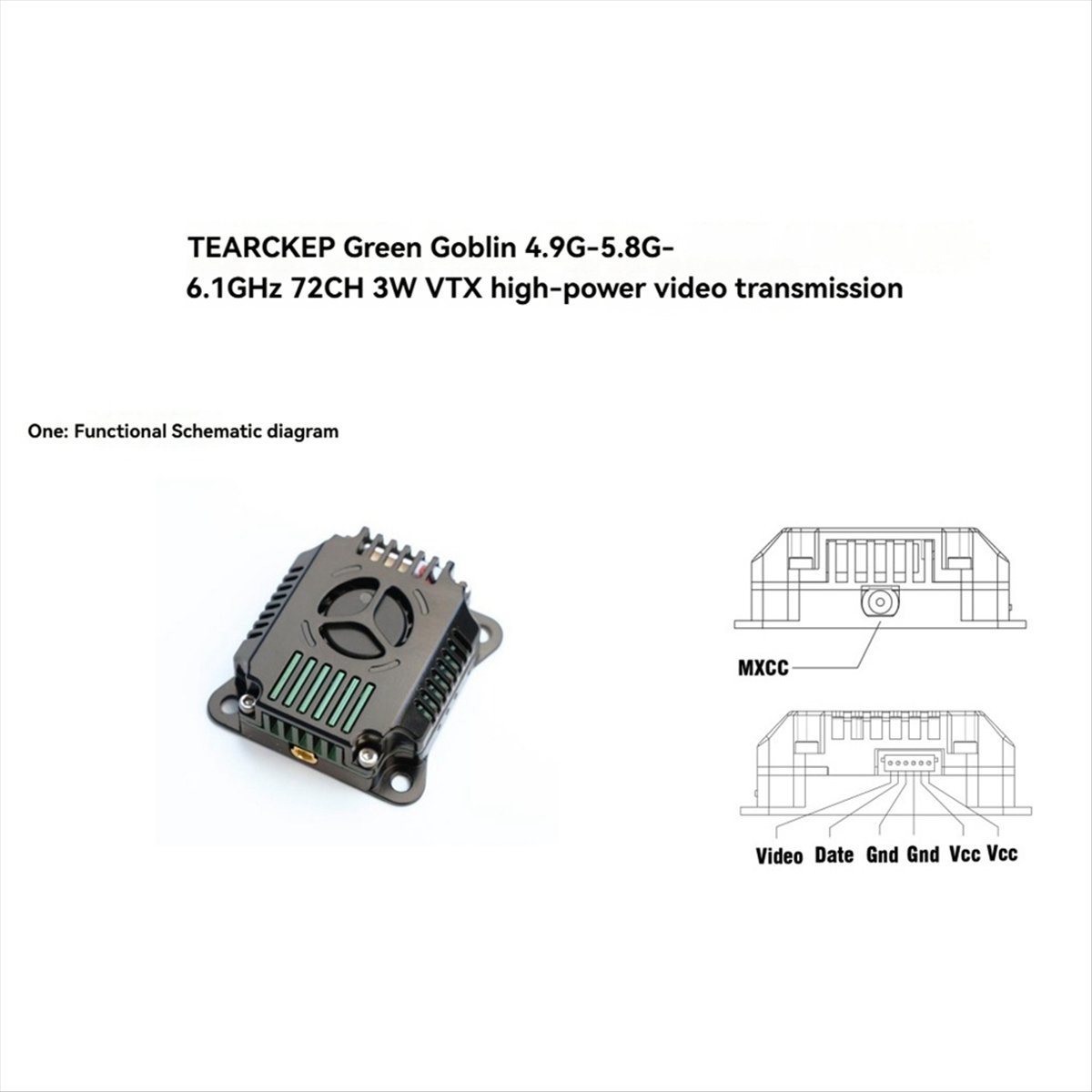 FPV traverse machine  4.9 to 6 - Analog Fpv Transmitter recension och pris