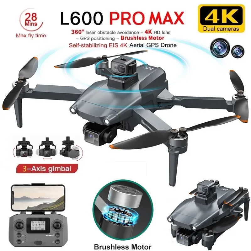 L600 PRO MAX GPS Drone Profess - Drone Rc With Screen recension och pris