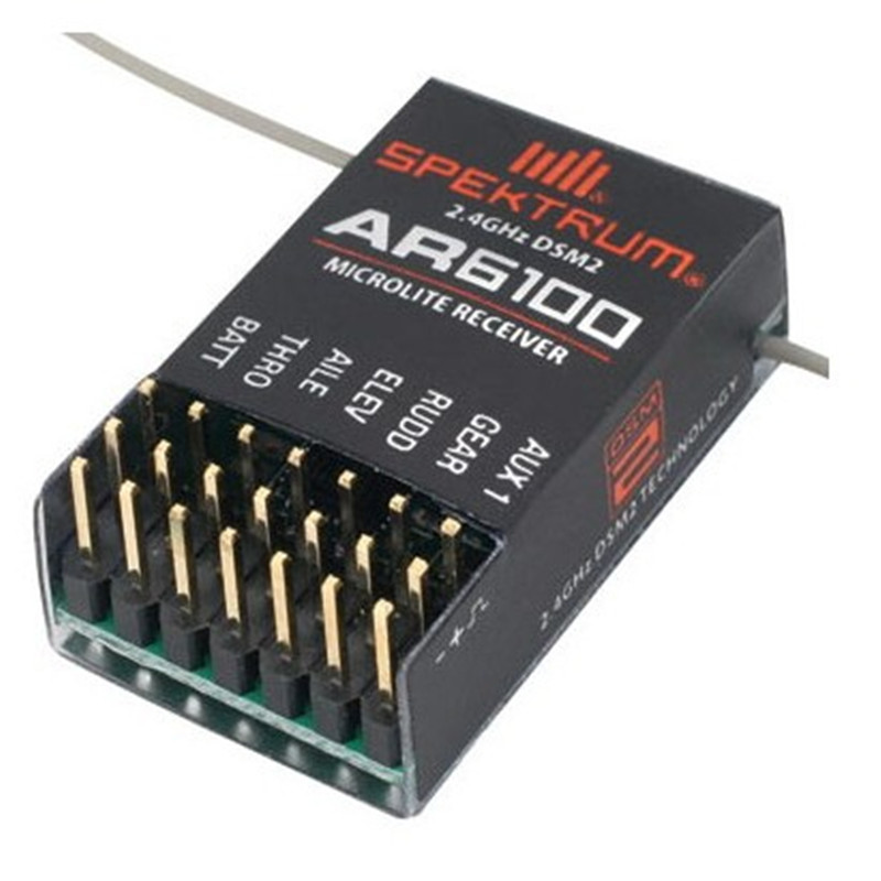 AR6100 DSM2 6CH 2.4GHz Receive - Drone Rc Battery recension och pris