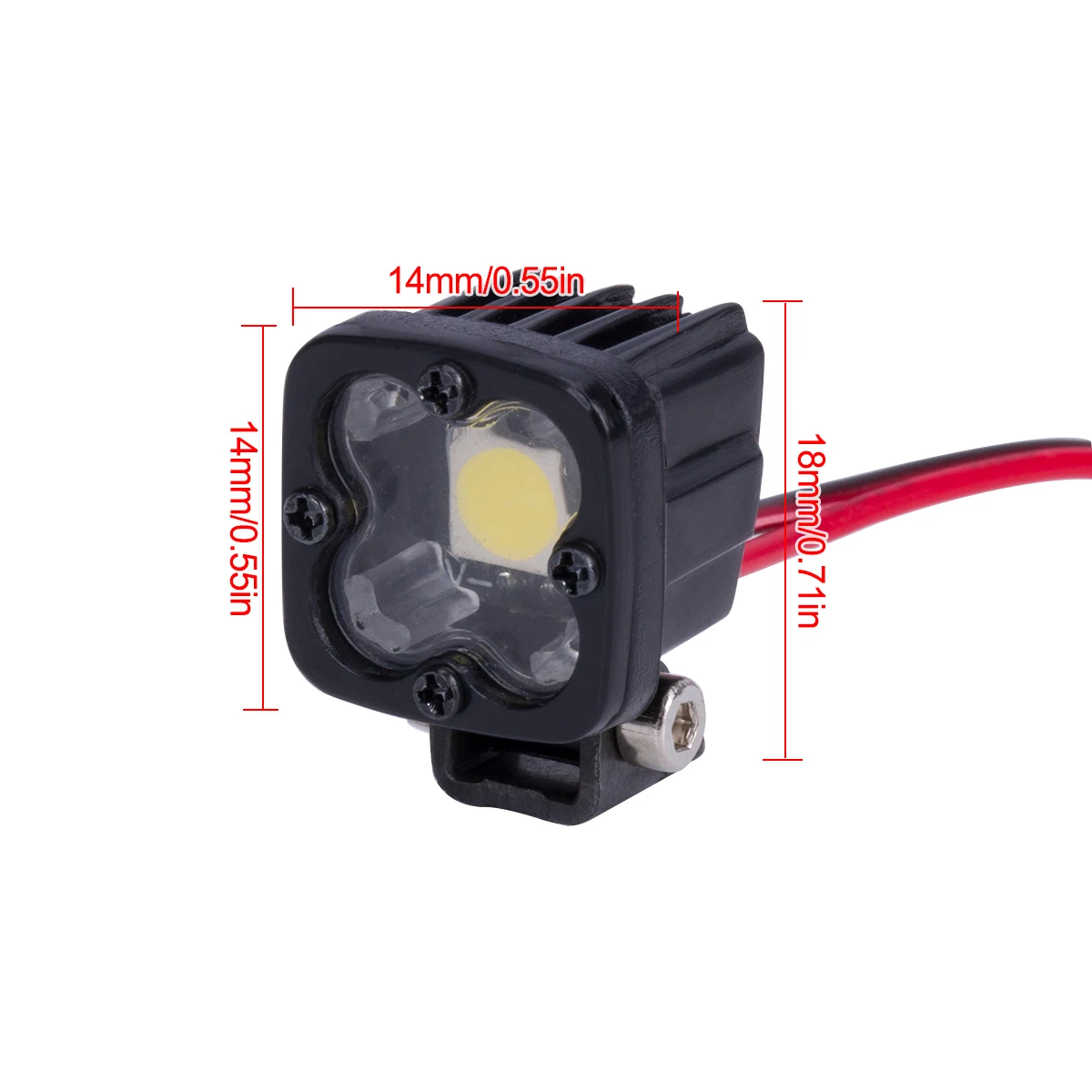 RC Car Square Bright LED Top L - Rc Car Body Shell recension och pris