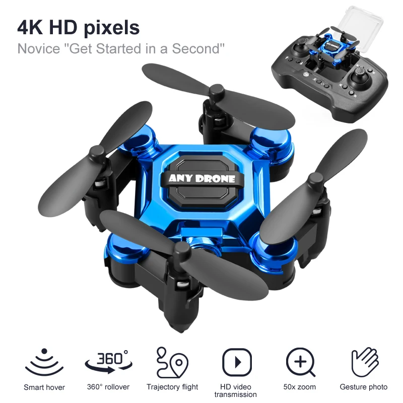 4K Camera HD RC Drone Fold Rem - Drone Rc Folding recension och pris