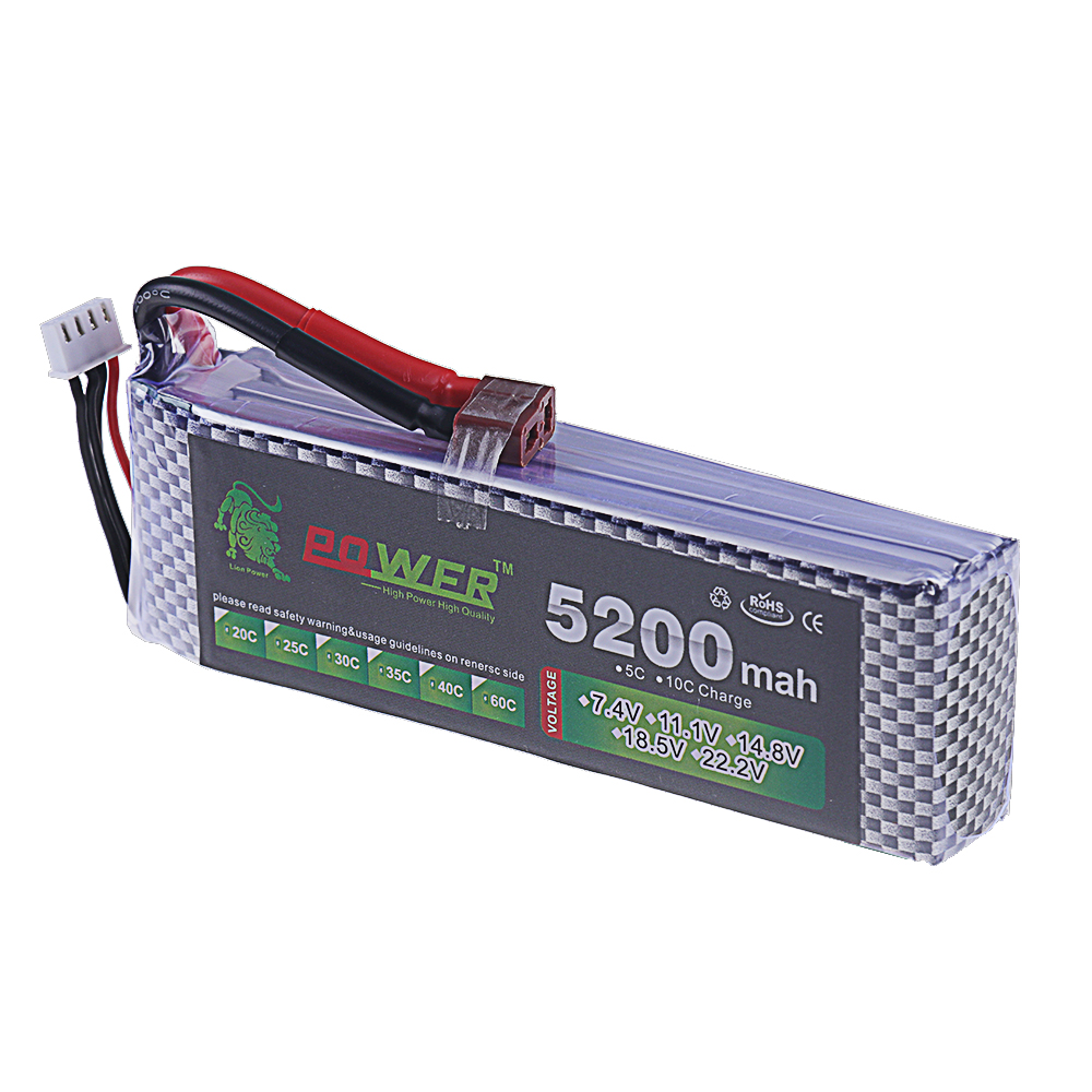 3S Lipo Battery 11.1V 5200mah  - Drone Rc Boat recension och pris