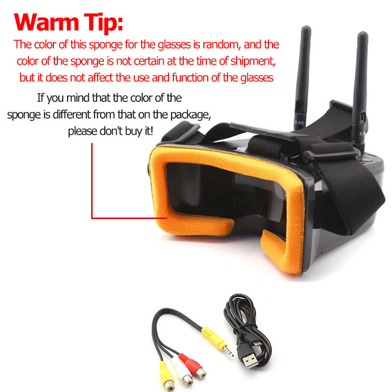 VR009 FPV Video Goggles 3Inch  - Drone Rc With Screen recension och pris